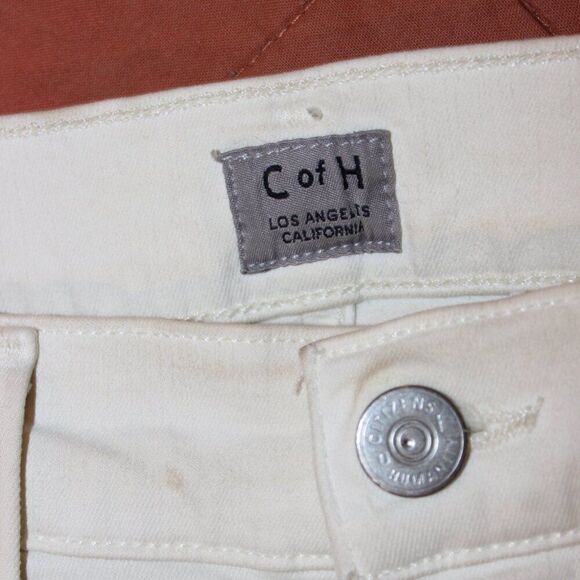 Citizens of Humanity High Rise Rocket Crop Skinny Jeans in white  Size 26 - Picture 9 of 15